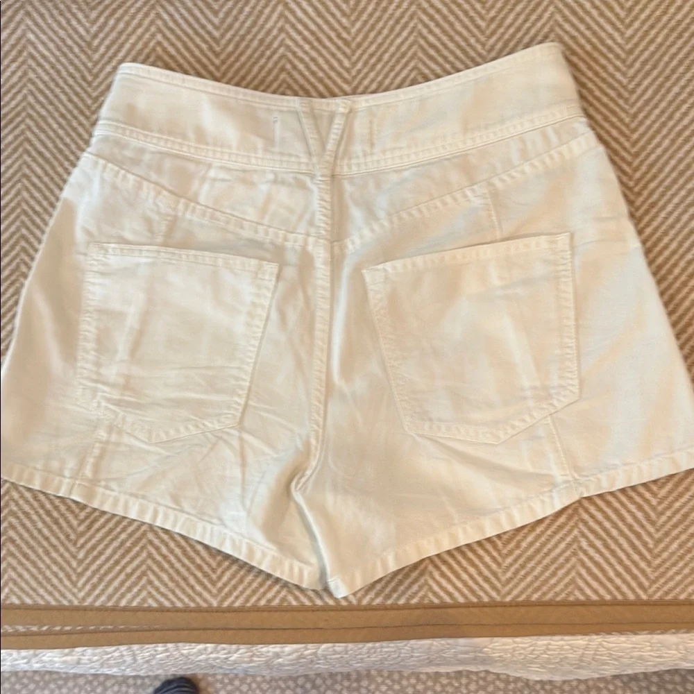 Veronica Beard Off-White Cargo Shorts - Picture 3 of 4